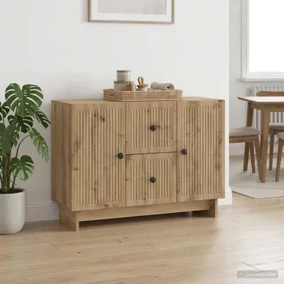 Produktbild von vidaXL Sideboard Artisan-Eiche 89 x 34,5 x 60 cm Holzwerkstoff