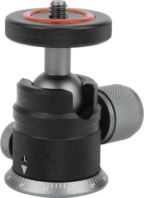 Obrázok produktu pre 360° otočný držiak s guľovou hlavou z hliníkovej zliatiny s 1/4" skrutkou pre statív fotoaparátu