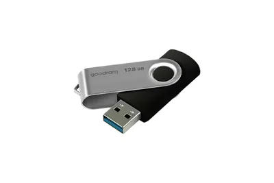Obrázok produktu pre Goodram UTS3, 128 GB, USB Typ-A, 3.2 Gen 1 (3.1 Gen 1), 60 MB/s, Kĺb, Čierna
