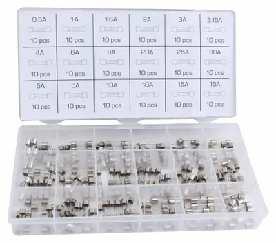 Obrázok produktu pre Sada automobilových poistiek 5 x 20 mm, 180ks