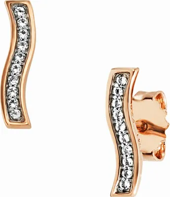 Zdjęcie produktu dla Kolczyki cai 925/- srebro próby 925 1,25 cm czerwony topaz biały 132210415