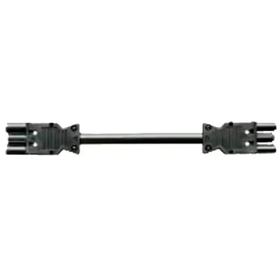 Immagine prodotto di Bachmann S05Z1Z1-F 3G - Stromkabel - GST18i3 (W) zu GST18i3 (M) - 1,0m - Schwarz (375.081)