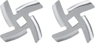 Immagine prodotto di 2 dischi per tritacarne - Accessori per tritacarne - Lame per tritacarne - Ricambi per tritacarne.