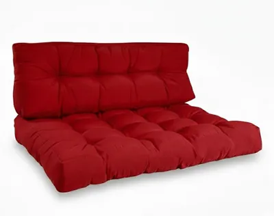 Immagine prodotto di Beautissu Cuscini per panca da esterno 1x cuscino seduta e 1x cuscino schienale, rosso