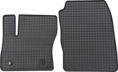 Produktbild von für Ford Transit Connect ab 01/2014-07/2016 Passform PETEX Gummimatten 2-teilig schwarz Allwettermatten Gummifußmatten