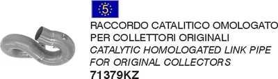 Produktbild von ARROW Zwischenrohr für Honda CBR1000RR Fireblade 2008-13, mit Katalysator
