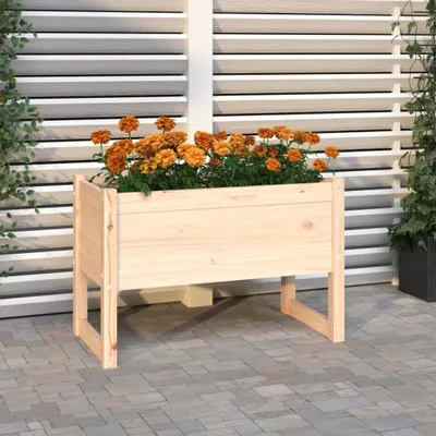 Produktbild von "2026 Promotion" Hochbeet - Pflanzkübel - 78x40x52 cm - Massivholz Kiefer - Beete CC28834