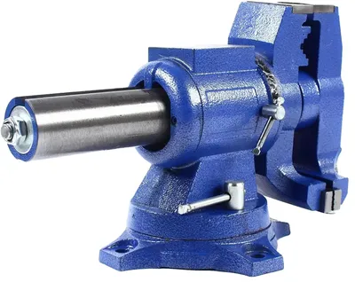 Produktbild von Werkbankzwinge, 360° Drehung, Flexible Klemmung, Blau