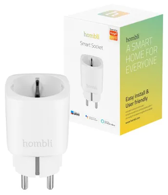 Obrázek produktu pro Hombli HBSS-0109, Vnitřní, Bílá, Plast, Status, Tuya, Amazon Alexa, Google Assistant, Hombli App