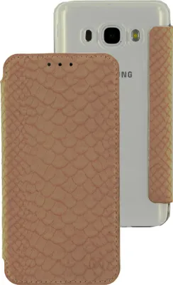 Immagine prodotto di Mobilize Slim Gelly Cover a libro per Samsung Galaxy J5 (2016) - Poliuretano (PU) Marrone