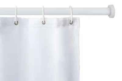Produktbild von WENKO Edelstahl Teleskop Dusch Stange Teleskopstange 70-115cm Dusch Vorhang Luz