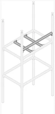 Produktbild von Garage-Systemstütze - Fiamma