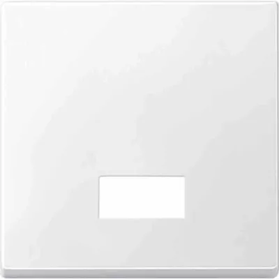 Image de MERTEN GMBH Merten Bascule avec fenêtre rectangulaire 434819 blanc polaire Système M