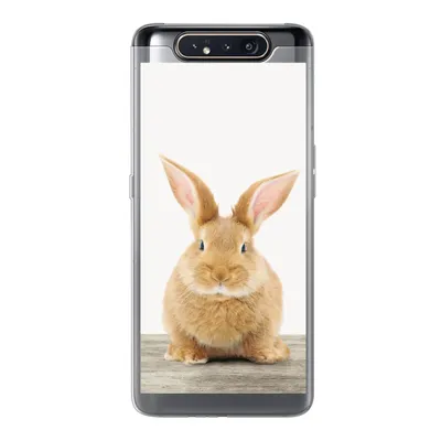 Produktbild von MuchoWow® Handyhülle Schutzhülle Hülle für Samsung Galaxy A80 Kaninchen - Babykaninchen - Tiere - Kinder - Mädchen - Jungen Silikon Softcase Handy Hülle - Schutzdeckel