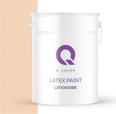 Produktbild von Latexfarbe Hell Pfirsich 10L | Matte Innenfarbe Klasse 3 | Hohe Deckkraft & Scheuerfest | Für Wand & Decke