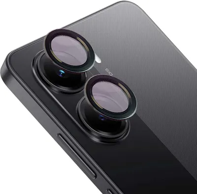 Produktbild von Szkło na aparat Bizon Glass Snap Lens do Xiaomi Poco X7 Pro, 1 zestaw, czarna ramka
