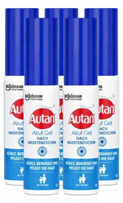 Produktbild von Autan Akut Gel nach Insektenstichen 25ml kühlt & beruhigt die Haut (5er Pack)