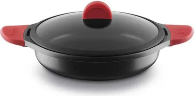 Immagine prodotto di Castey Induction LINE IR40 padella per sauté con coperchio, ghisa/alluminio fuso, diametro 40 cm, adatta per fornelli a induzione, rivestimento antiaderente