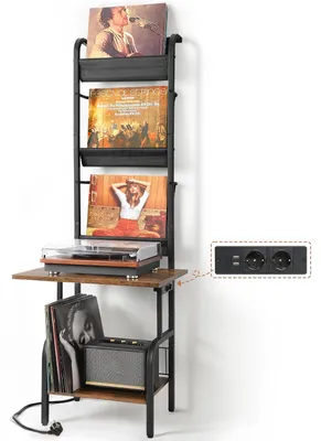 Image de Meuble de rangement pour plaques de cuisson - Montage mural - 35 x 30 x 144 cm