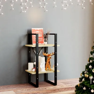 Image de The Living Store Bibliothèque 2 étagères 40x30x70 cm pin massif