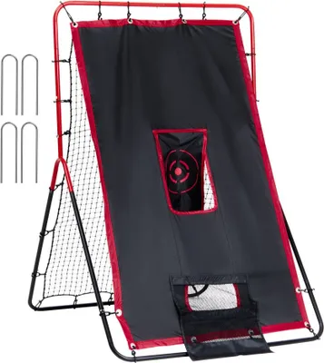 Immagine prodotto di rete da rimbalzo 2 in 1 Multisport Baseball Softball Pitchback 914x1372mm - Robusta e versatile - Ideale per l'allenamento e il tempo libero