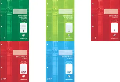 Produktbild von Clairefontaine Arbeitsblätterblock Lin3 einger 50Bl
