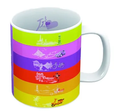 Produktbild von 6 Kaffeebecher MUG J'aime la France - Frankreich