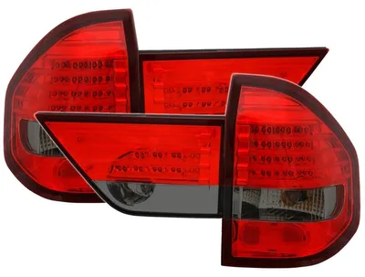 Für BMW X3 E83 ab 2004-09/2006 LED Rückleuchten Heckleuchten Rot Smoke in der Farbe Rot von AD TUNING GmbH & Co. KG