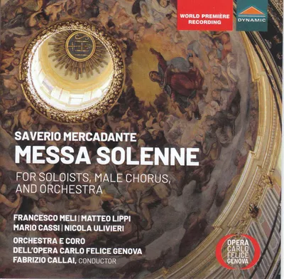 Obrázok produktu pre Saverio Mercadante (1795-1870): Messa Solenne