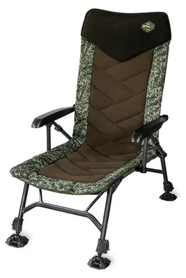 Produktbild von DELPHIN GUARDIAN C2G, 85x18x60cm, grün-camouflage, Karpfen Angelstuhl, 101002541