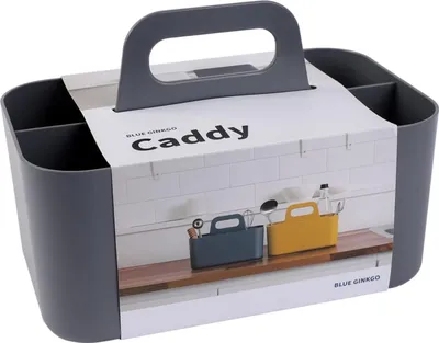 Produktbild von Famanu Aufbewahrungsbox Stapelbar - Multifunktionale Kunststoffbox mit Griff (Rechteckig) - Grau