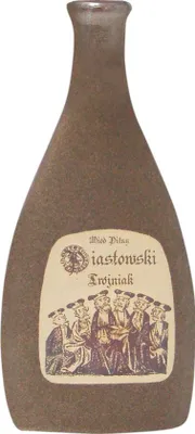 Obrázok produktu pre Piastowski Trojniak med (tretí) 0,5L v nádobe z kameniny Angoba | Medovina med víno medovina víno med medovina | 500 ml | 13% alkoholu | Apis