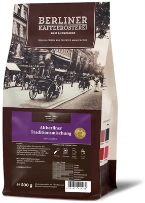 Produktbild von Berliner Kaffeerösterei - Altberliner Traditionsmischung (500g / Bohne)