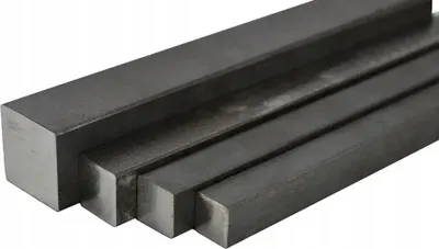 Produktbild von LogistSystem - Stahl Vierkantstange 1000x14x14mm - Stablänge 100cm +/ - 1 mm Bohr - und Drehqualität - glatte Stangen für die Industrie - die Metallbearbeitung und das Heimwerken