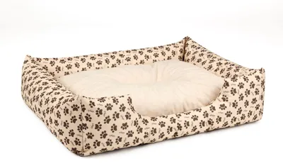 Obrázok produktu pre Pelech pre psa MIMI, pohovka pre psa, vankúš pre psa, (D) cca 80x65x18cm, MELANGE-DOG (béžová/vzor)