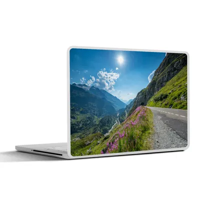 Produktbild von MuchoWow® Laptop Aufkleber Sticker Cover Schweiz - Alpen - Natur 25x18 cm - Laptop-Deko