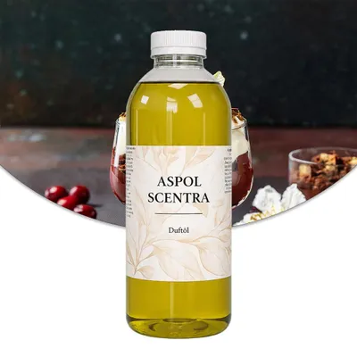 Produktbild von Aspol Scentra Kakao-Vanille-Kirschcreme UFIGREEN Duftöl für Kerzen und Diffusoren 1000 ml, KI-generiertes Bild