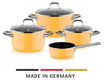 Produktbild von WMF Fusiontec Essential Pro, Topf-Set, 4-teilig, Mango Yellow 122592