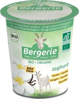 Produktbild von ZIEGENJOGURT MIT VANILLE-GESCHMACK  125 g - BERGERIE