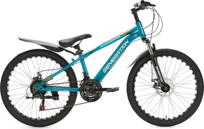 Produktbild von Generation M-760 Mountainbike 24 Zoll – Hellblau mit Schutzblechen