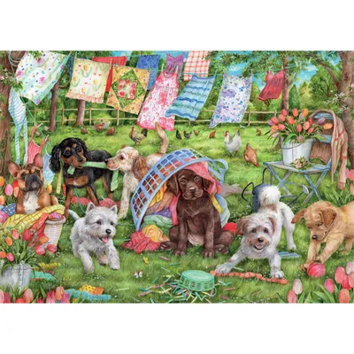 Produktbild von Falcon de luxe Falcon - Puppies In The Garden (1000 Teile), 1000 Stück(e), Tiere, 12 Jahr(e)
