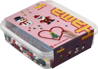 Produktbild von Hama Bügelperlen maxi + Stiftplatte "Weihnachten" in Box