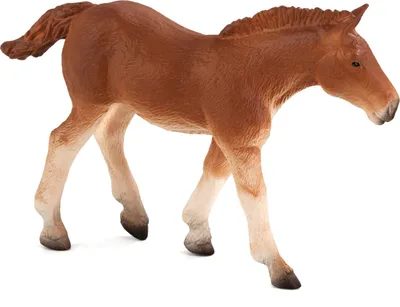 Obrázok produktu pre Mojo Fun Suffolk Punch Foal, 3 rok / roky, HORSE WORLD, Hnedá, Polyvinylchlorid (PVC)