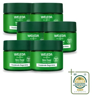 Zdjęcie produktu dla 6 x Weleda Skin Food, krem nawilżający na dzień - pielęgnujący - 40 ml - zestaw ekonomiczny - 6 sztuk