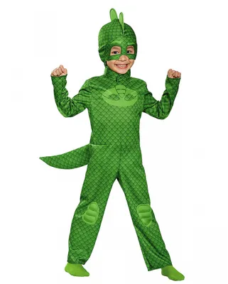 Produktbild von PJ Masks Gekko Classic Kinderkostüm für Fans der Disneyserie PJ Masks - Pyjamahelden Größe: 2 Jahre
