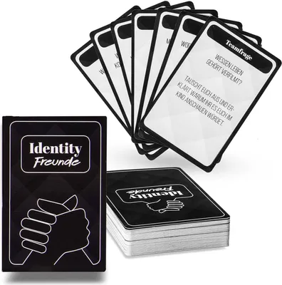 Produktbild von Identity Freunde Edition - Das tiefgründige Personality Partyspiel & lustige Gesellschaftsspiel für Erwachsene, Icebreaker & Reisespiel