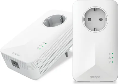 Immagine prodotto di Strong Powerline 1000 Duo - 1000 Mbps - IEEE 802.3 - IEEE 802.3u - Gigabit Ethernet - 10,100,1000 Mbps - HomePlug A