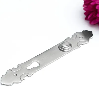 Produktbild von Langschild für Haustüren - Einzeln | PZ92 | Nickel matt