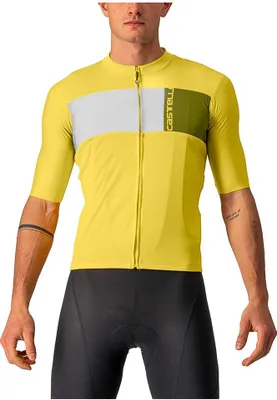 Zdjęcie produktu dla Castelli Prologo 7 Koszulka Passion Fruit/Ivory-Avocado Green M