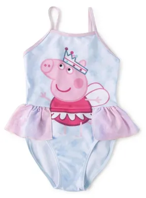 Produktbild von Peppa Pig Badeanzug für Mädchen – Meerjungfrauen-Badeanzug für Mädchen, Strand,